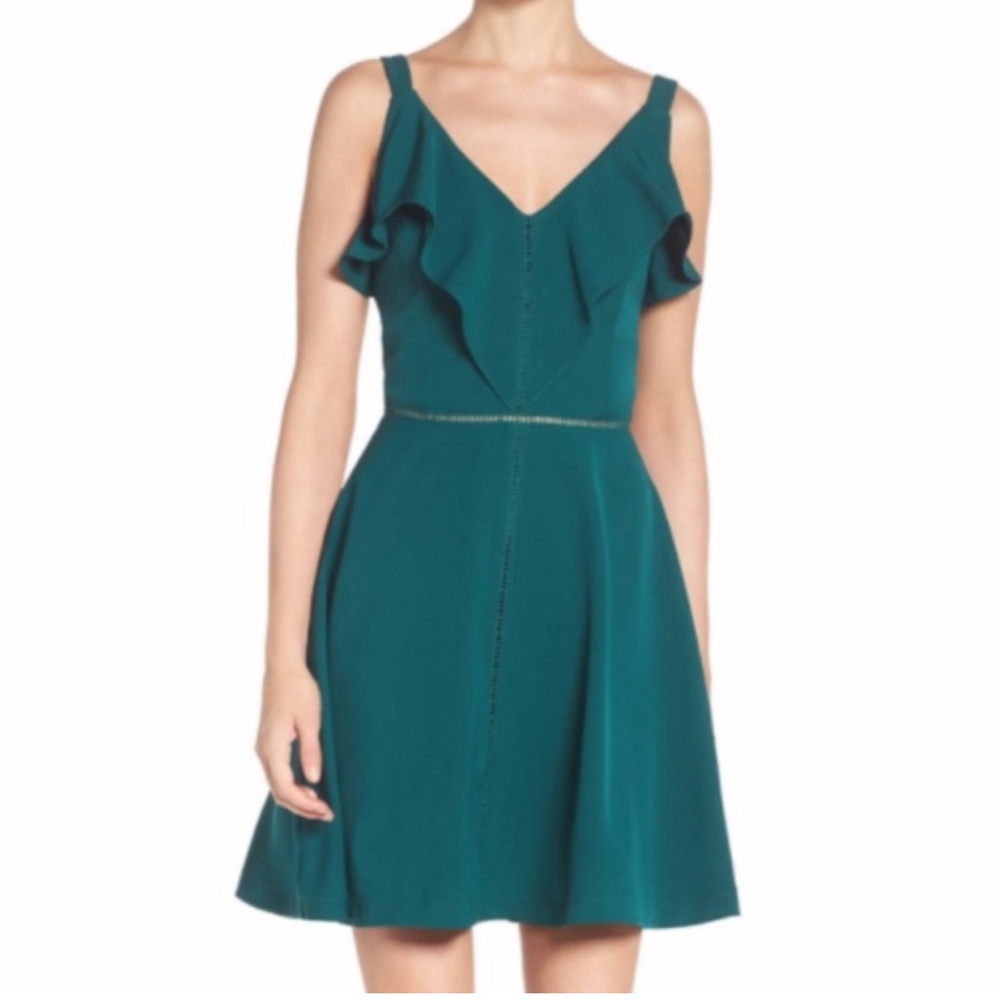 adelyn rae fit & flare dress - Worn once - Size: Small - $40